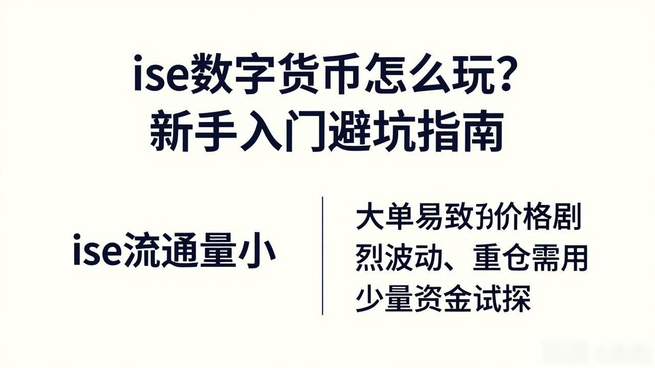 ise数字货币风险_ise 数字货币_ise数字货币交易策略