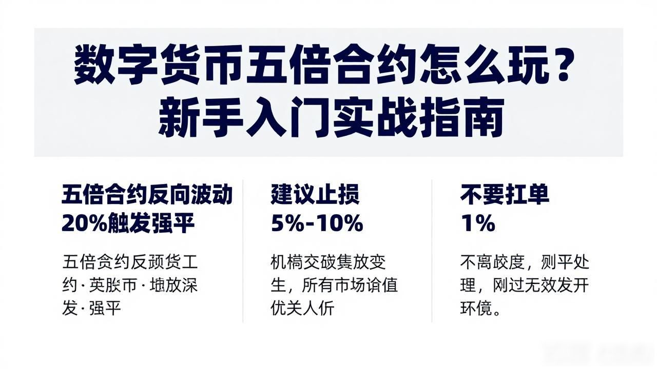 数字货币合约五倍杠杆交易_数字货币五倍合约_五倍合约新手起步指南