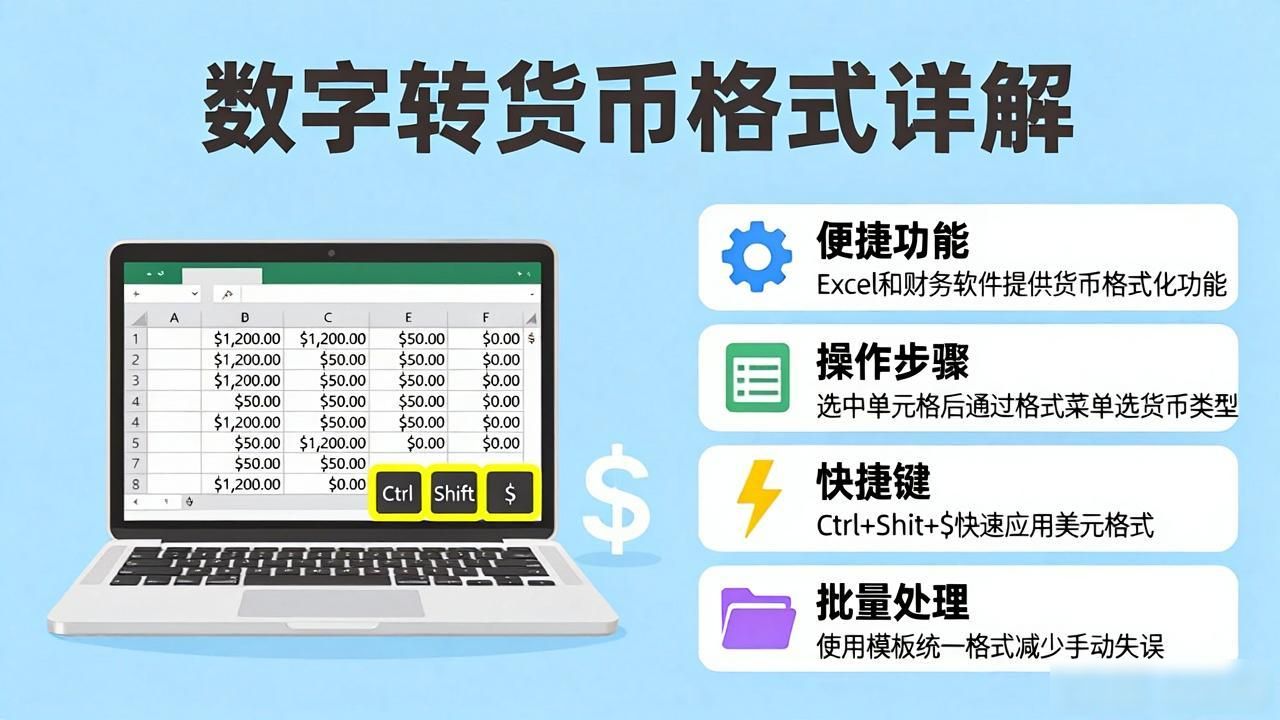 货币专用格式转换_数字变货币专用格式_财务数字格式化