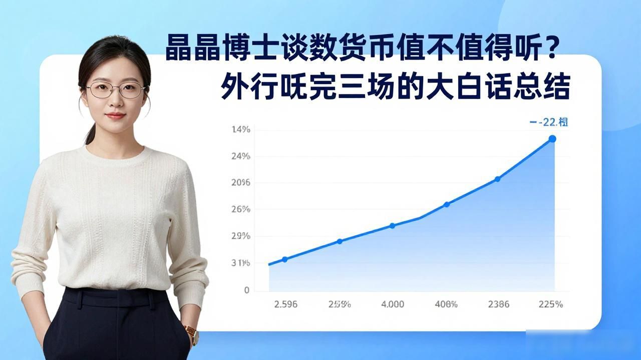 晶晶博士谈数字货币_数字货币底层逻辑解析_数字人民币与稳定币区别