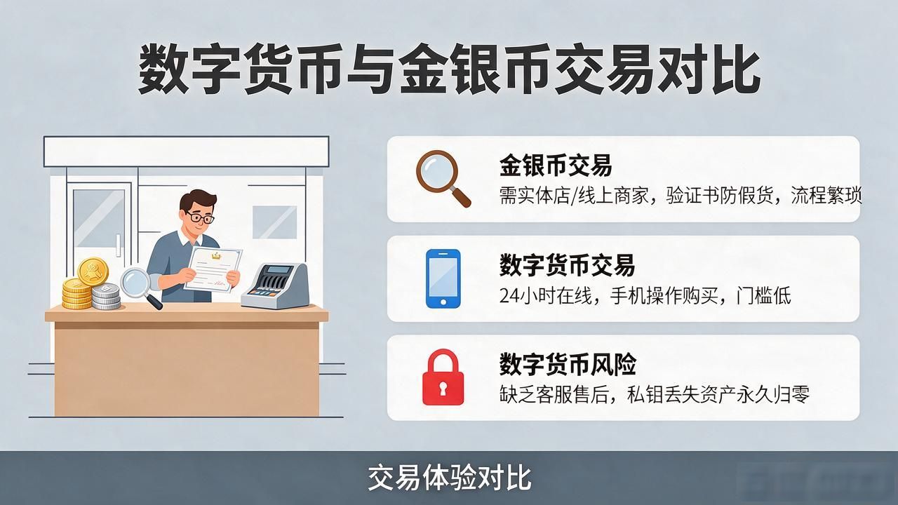 老币商数字货币对比_数字货币和金银币_金银币与数字资产底层逻辑差异