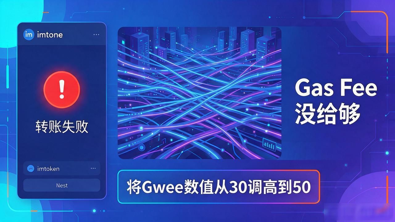 网络拥堵手续费设置不对_imtoken转账发送失败_imtoken转账失败原因