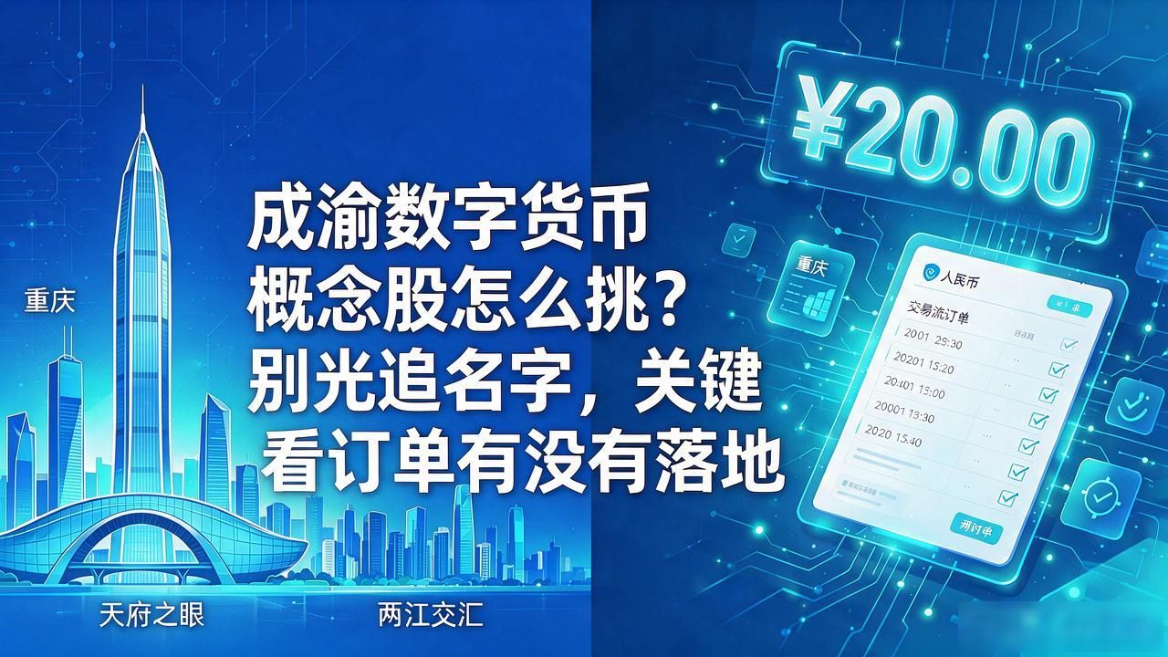 成渝数字货币概念股_成渝数字货币概念股_数字人民币试点成渝公司