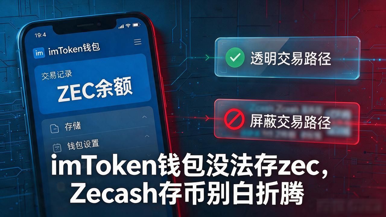 imToken支持Zcash吗_imToken能不能存Zcash_imtoken钱包 zec