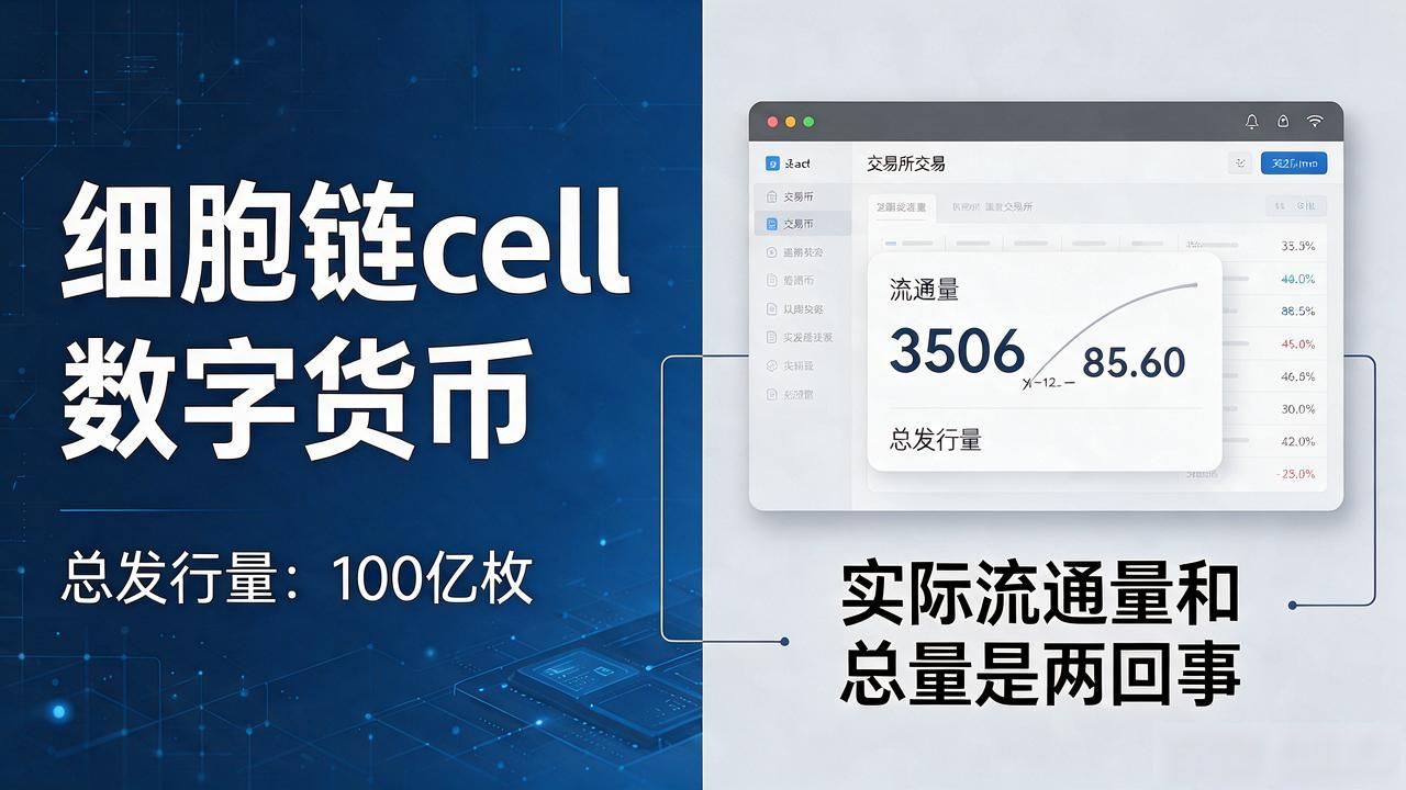 细胞链CELL总发行量100亿枚_CELL代币分配比例及解锁机制_细胞链cell数字货币发行多少