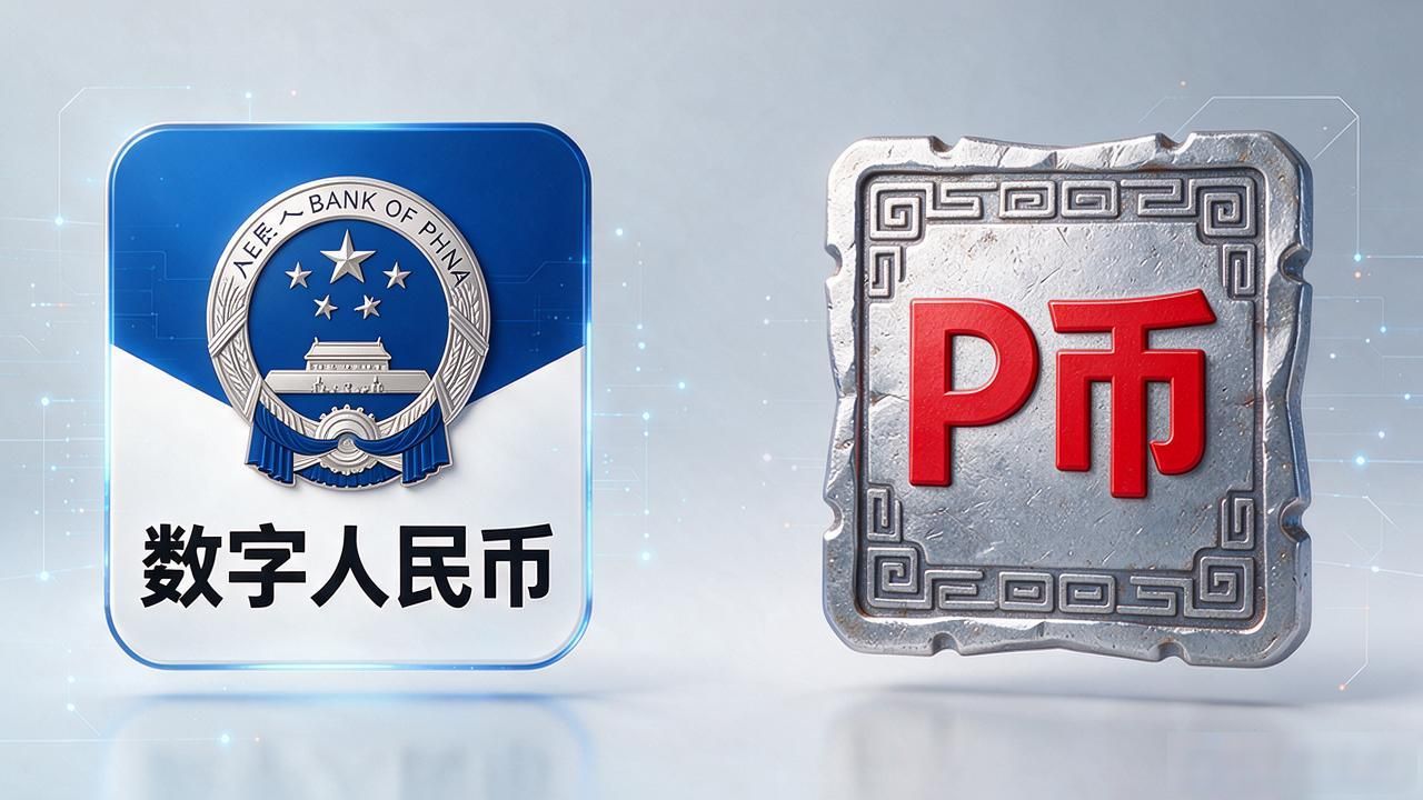 央行数字人民币与P币对比_p币是数字货币吗_银行柜台P币数字货币区别