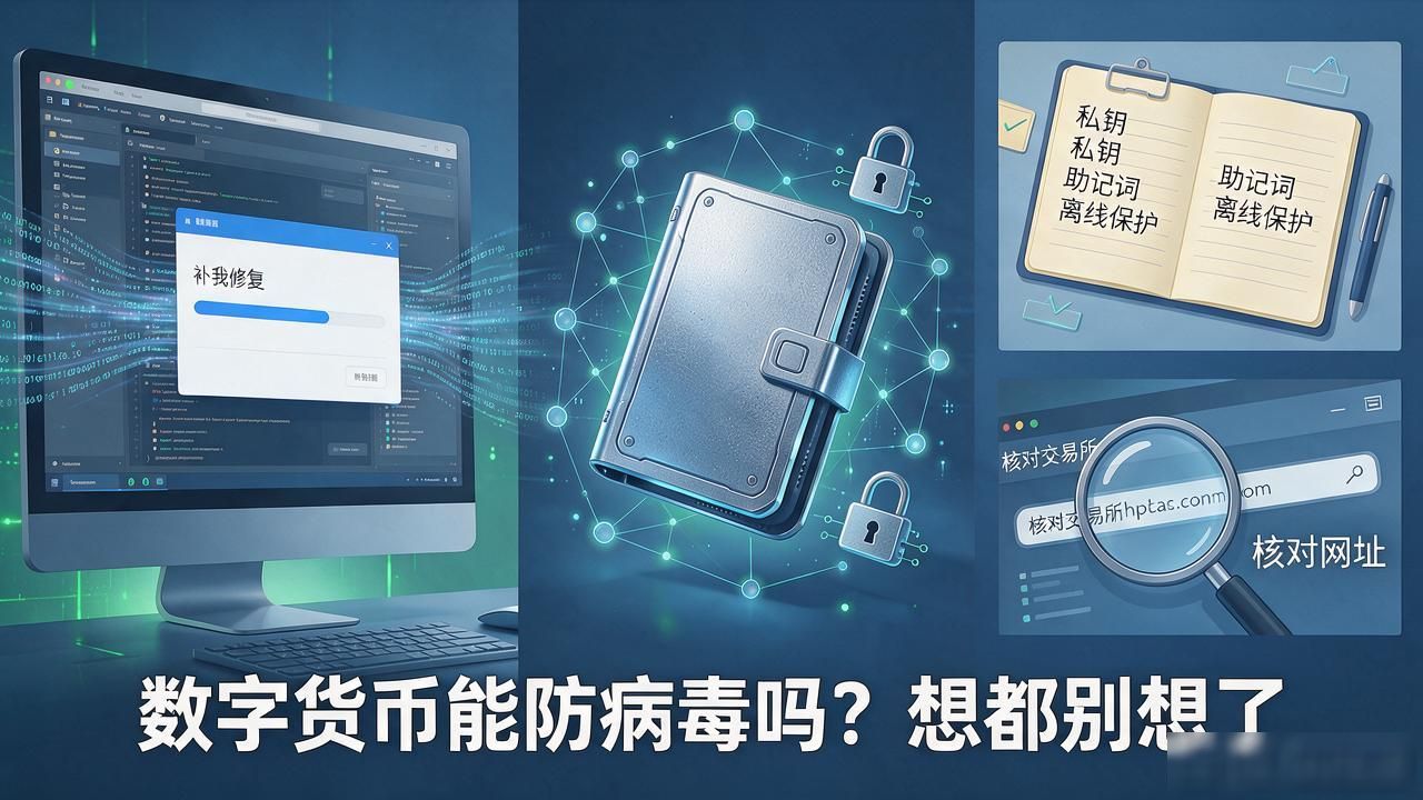 数字货币对病毒有用吗_比特币钱包私钥安全防护_数字货币与病毒防护误区
