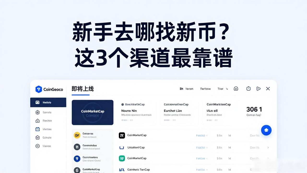 哪里看新的数字货币_加密货币数据聚合平台_挖掘未上线主流交易所的加密货币新项目