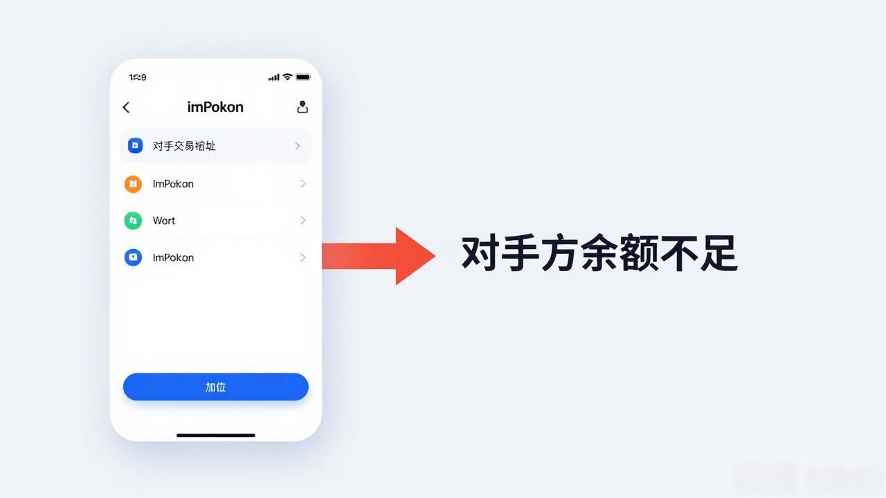 imToken授权额度不足解决方法_imToken代币兑换余额不足错误排查_imtoken对手方余额不足