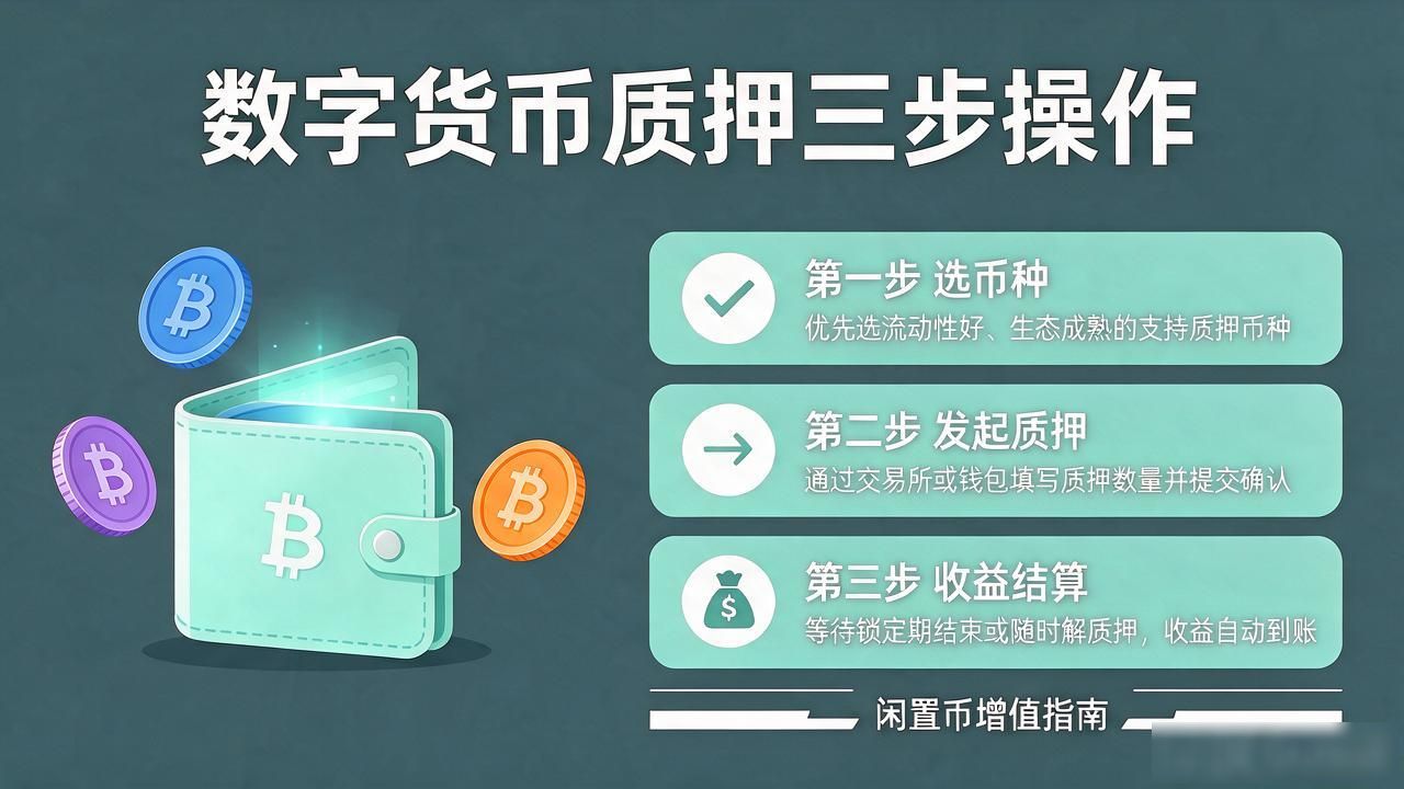 数字货币如何质押的_主流数字货币一键质押方式_数字货币质押入门操作步骤