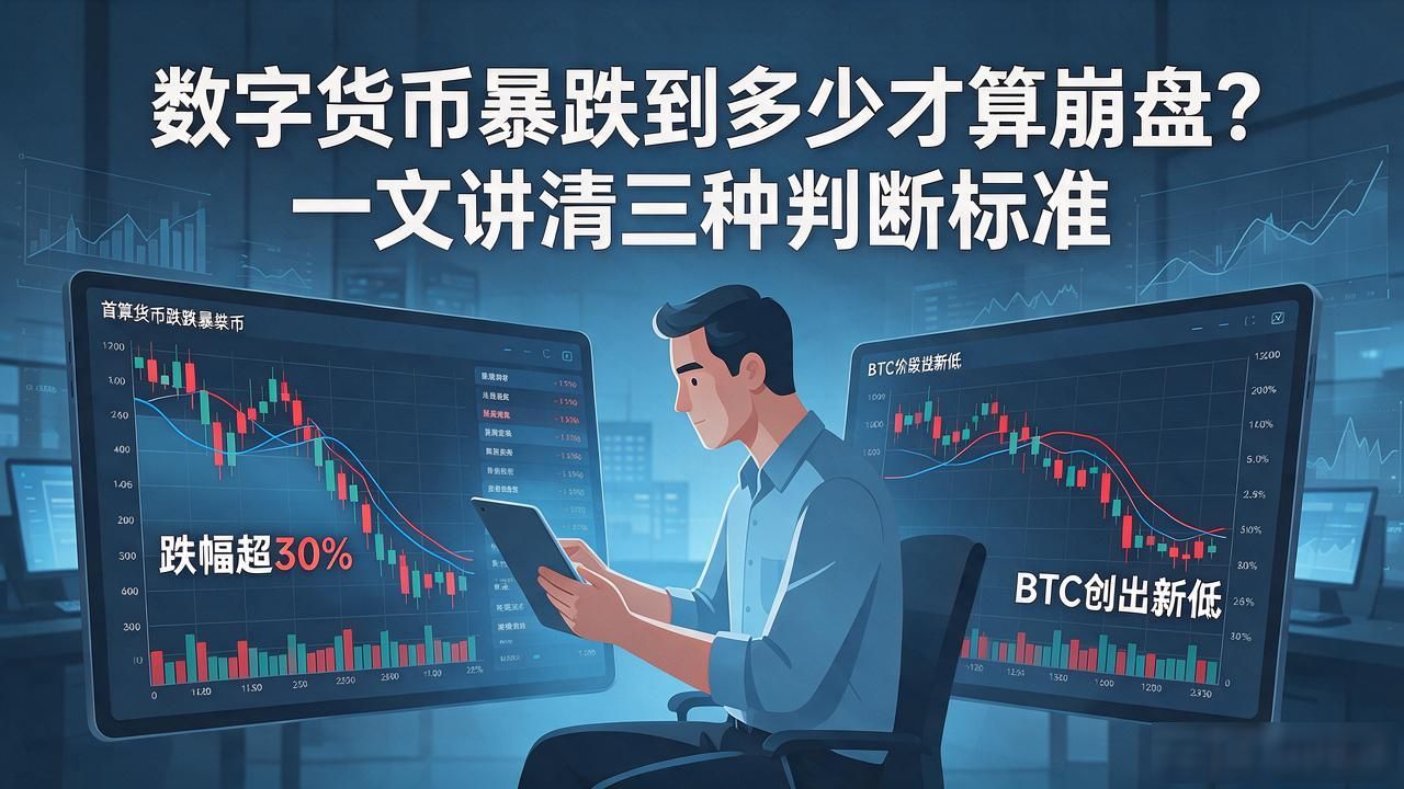 数字货币跌多少算崩盘_比特币崩盘信号_加密货币崩盘判断标准